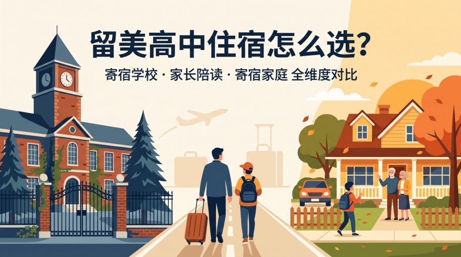 美国高中住宿方式